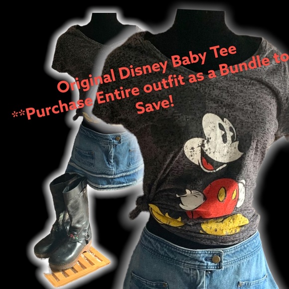 Mickey Mouse Baby Tee Disney Original. - Picture 3 of 7